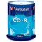 Verbatim Americas Verbatim CD-R Discs, 94554, 52X, 700MB/80Min, Branded, Spindle, 100/Pk, Silver 94554 - alternate 1